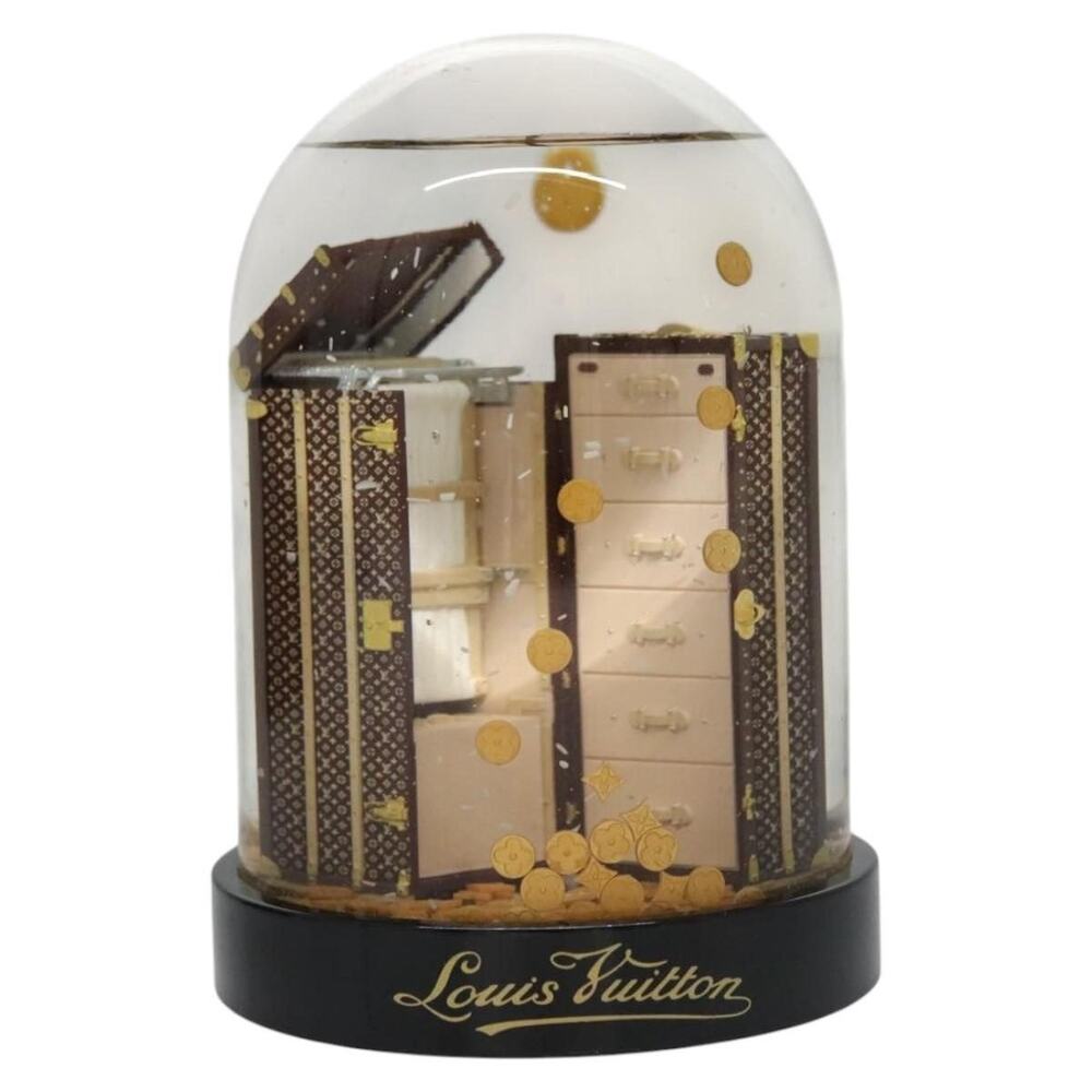 Louis Vuitton Wardrobe Trunk Snow Globe 2009 Limited Year Clear White